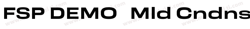 FSP DEMO   Mld Cndnsd Smbld Regular字体转换